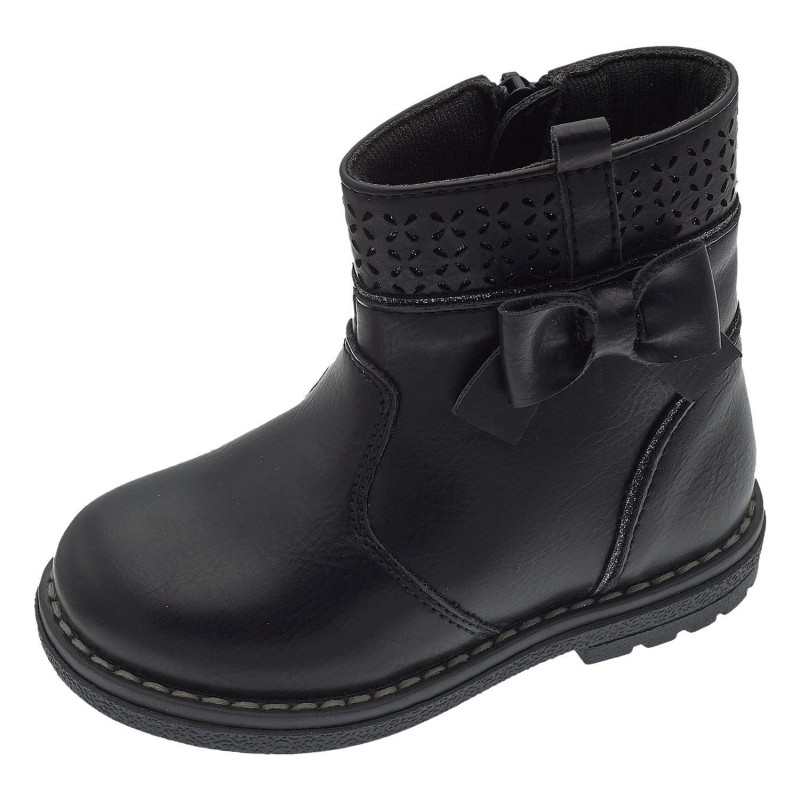 Botin discount negro niña